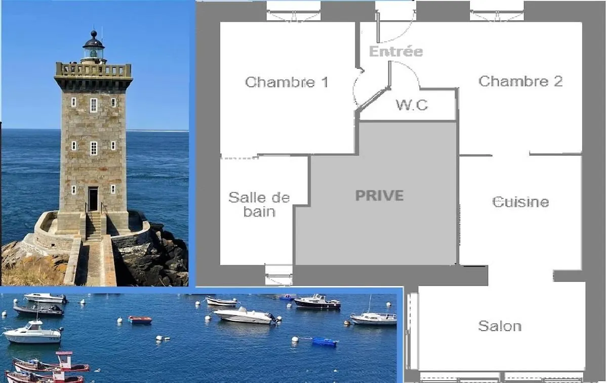 Maison Vue Mer, 2 Chambres Au Conquet